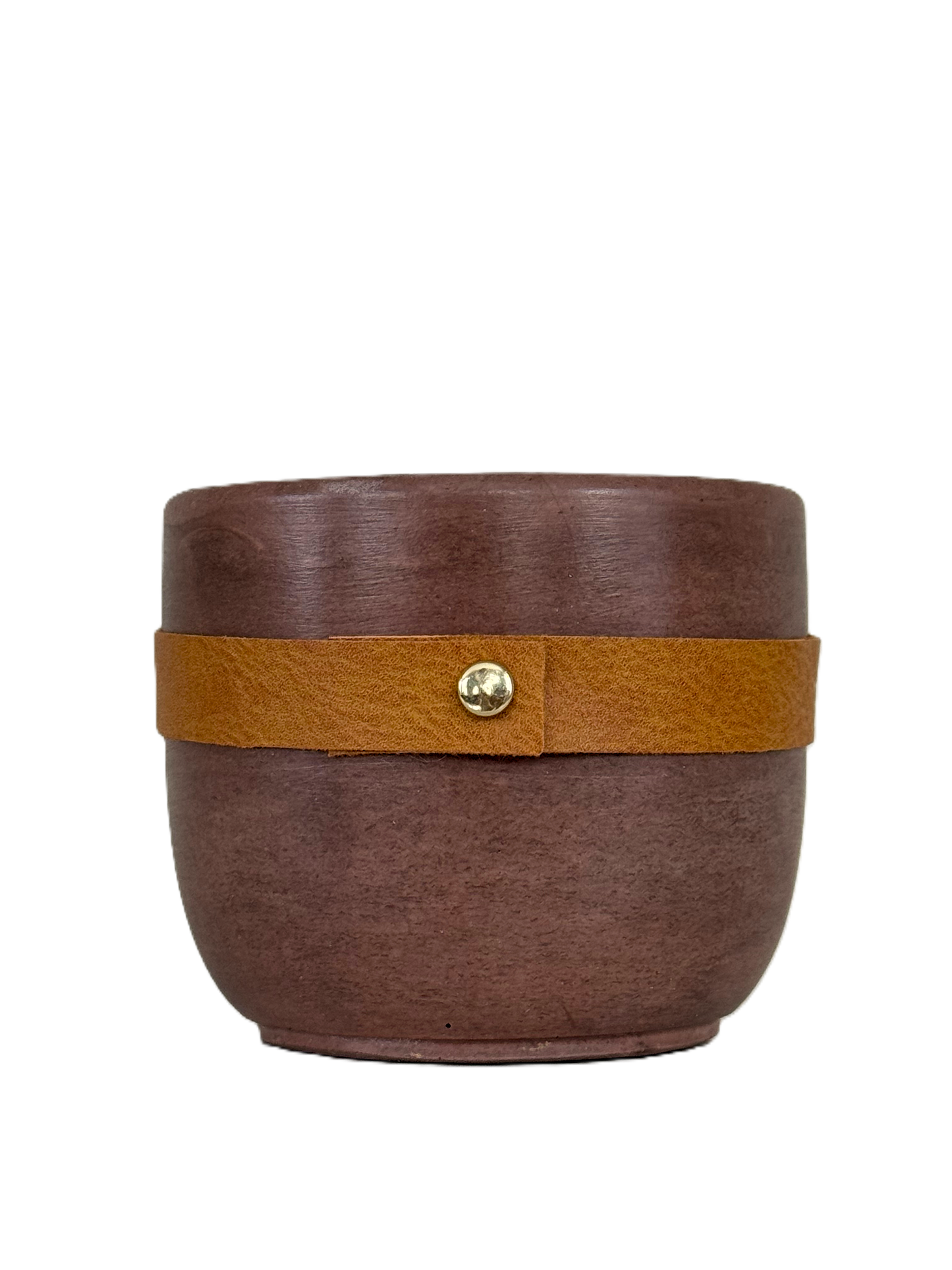 Brown Belted Candle