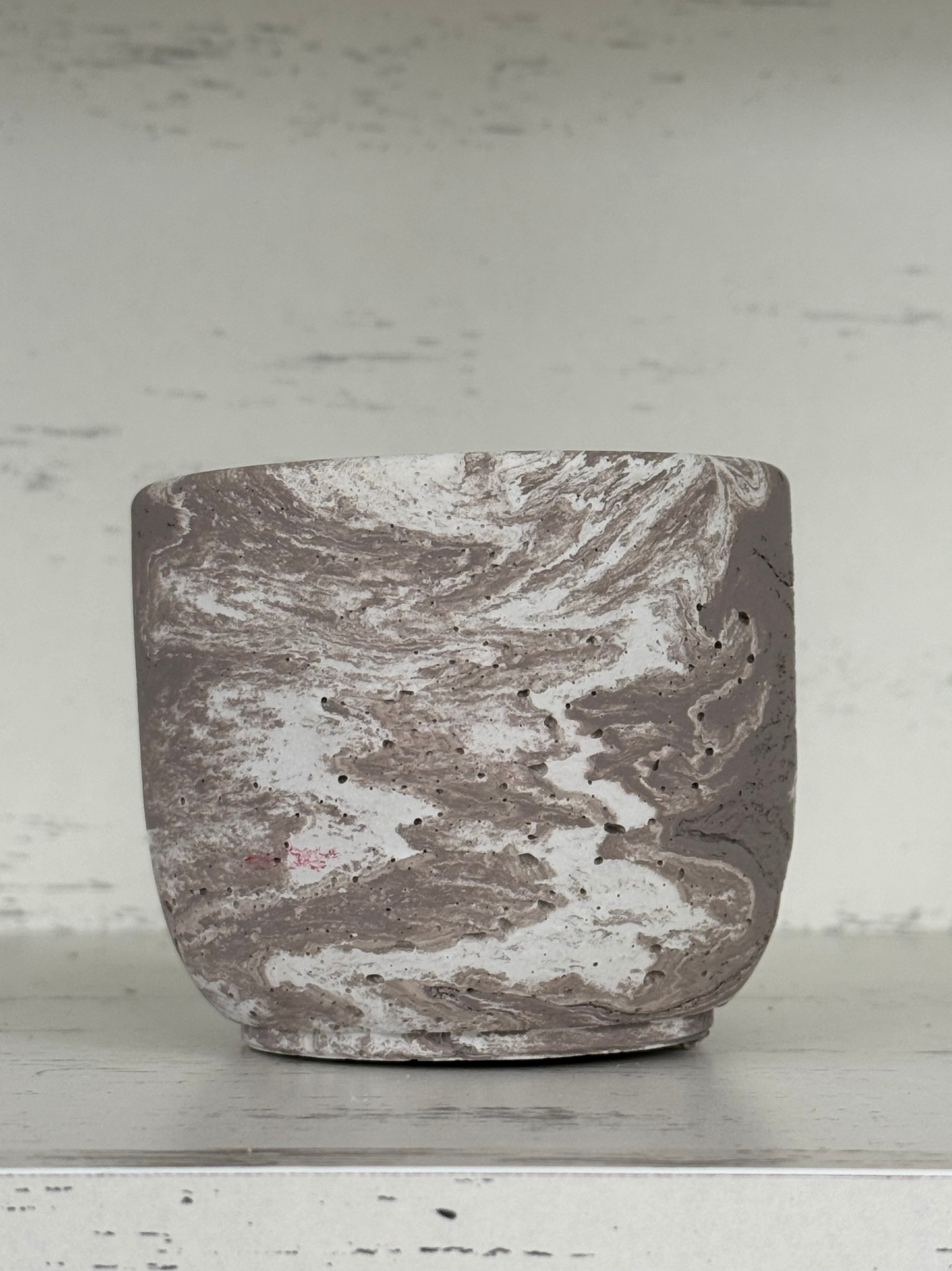 Beige Clay Candle
